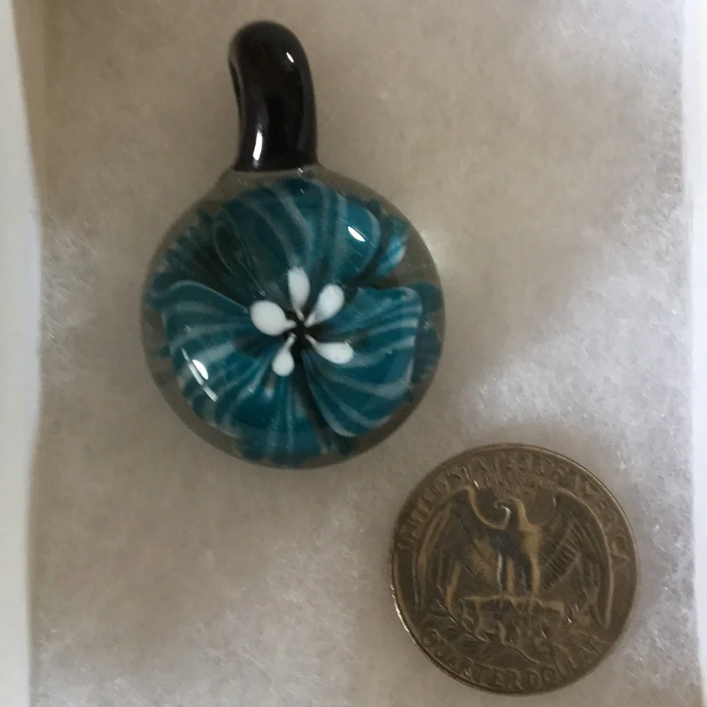 Hand-blown Glass Pendant